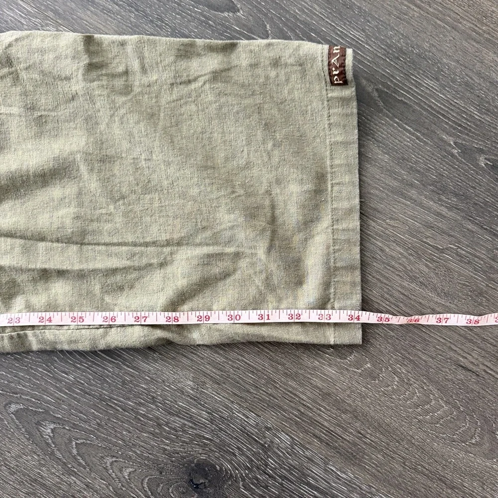 PrAna Mens Green Hemp Blend Drawstring Pants XL  Casual Lounge Gorpcore Hiking